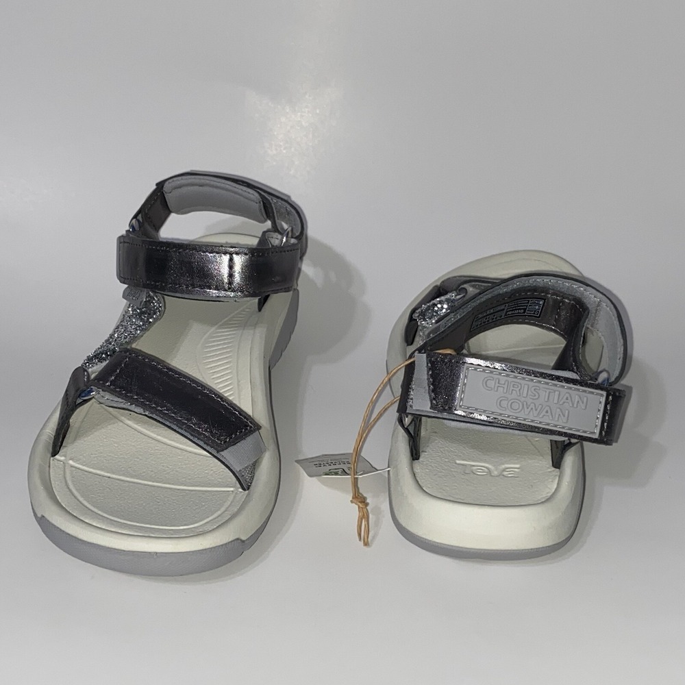 Teva Sandals Christian Cowan Hurricane Silver XLT2 White Women's Size 5 US